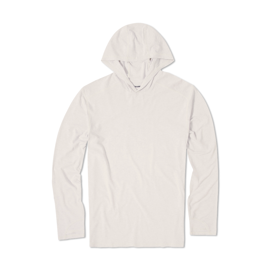 Bamboo Hoodie Ecru front flat