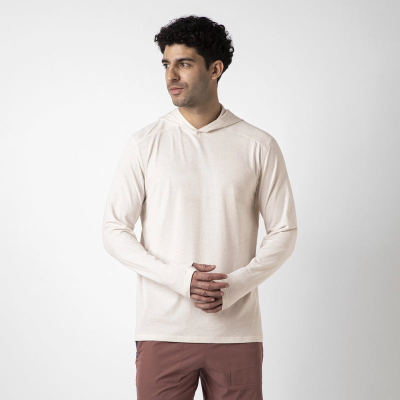 Ecru Bamboo Hoodie