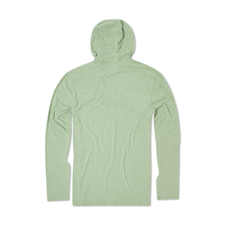 Bamboo Hoodie Pistachio back flat