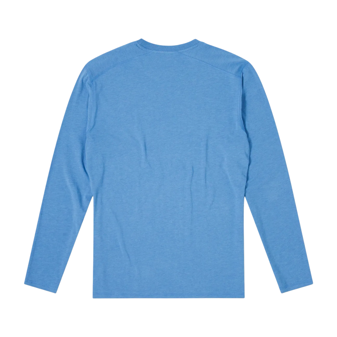 Bamboo Long Sleeve Tee Bright Cobalt