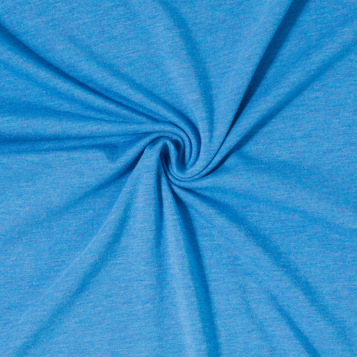 Bamboo Long Sleeve Tee Bright Cobalt fabric detail