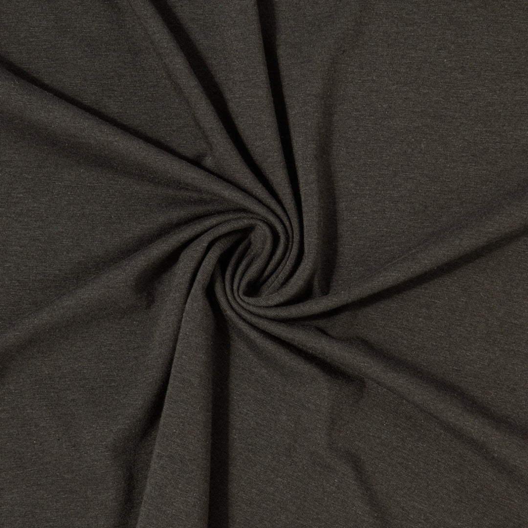 Bamboo Pocket Tee Black fabric detail