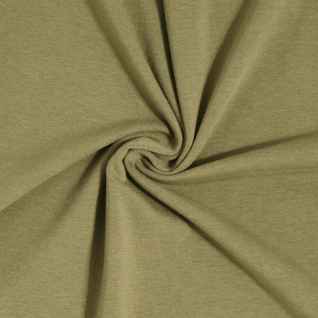 Bamboo Pocket Tee Fern fabric detail