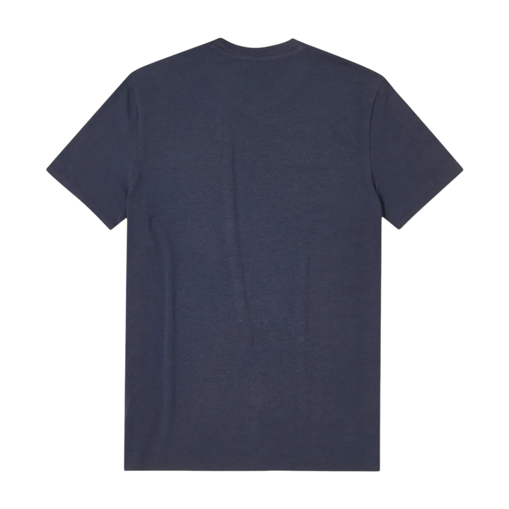 Bamboo Pocket Tee Navy back flat