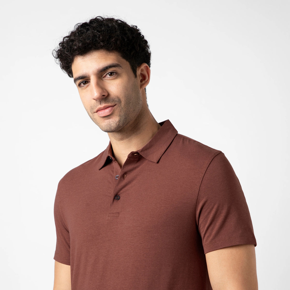 Bamboo Polo — Deep Mauve / S — DESIGN