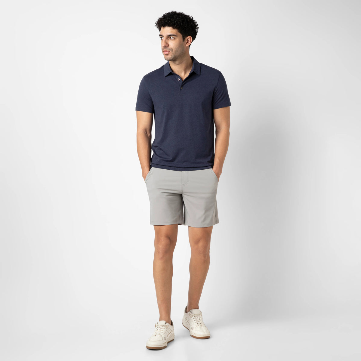Bamboo Polo — Navy / S — OUTFIT
