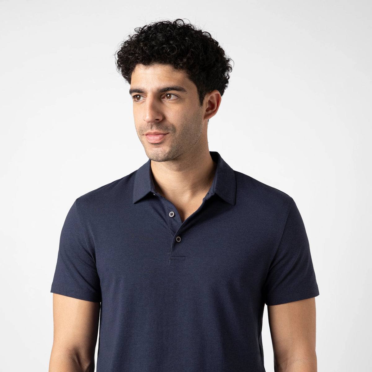 Bamboo Polo — Navy / S — DESIGN