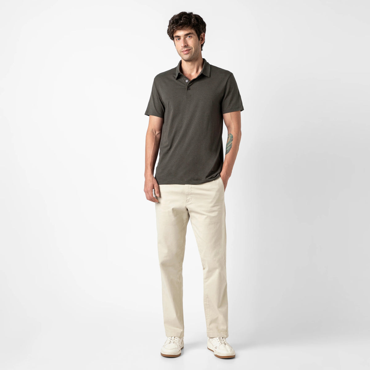 Bamboo Polo — Shadow / S — OUTFIT