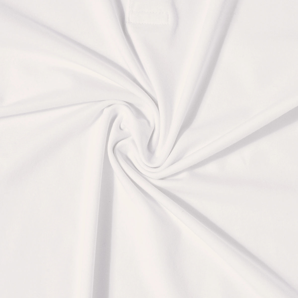 Bamboo Polo White fabric detail