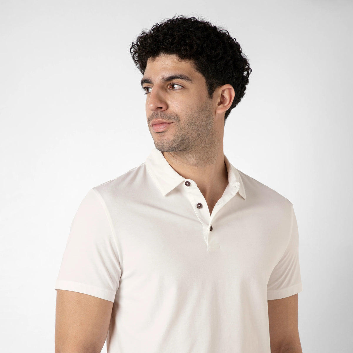 Bamboo Polo — White / S — DESIGN