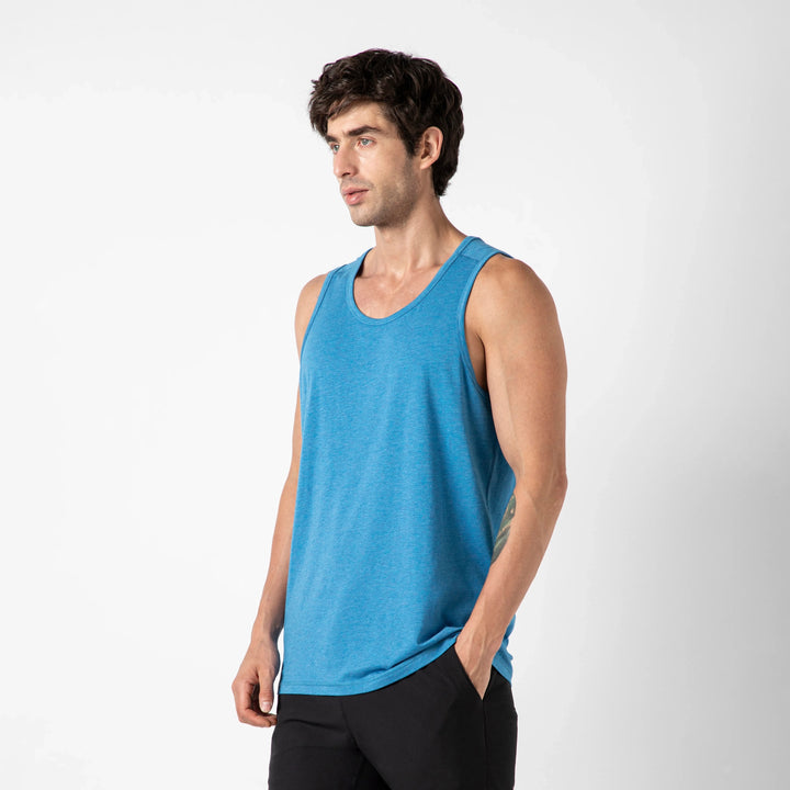 Bamboo Tank Bright Cobalt side on model