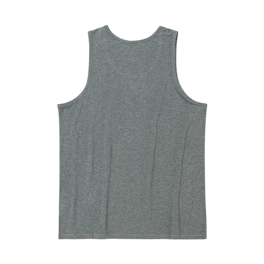 Bamboo Tank Charcoal back flat