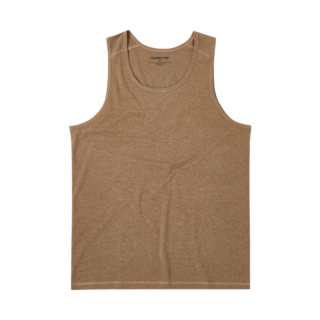 Bamboo Tank Cocoa front flat