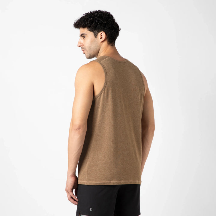 Bamboo Tank Cocoa back on model