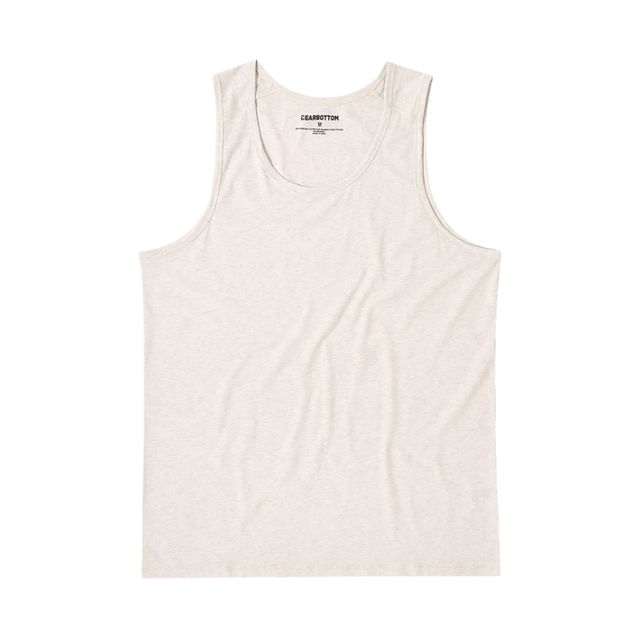 Bamboo Tank Ecru front flat