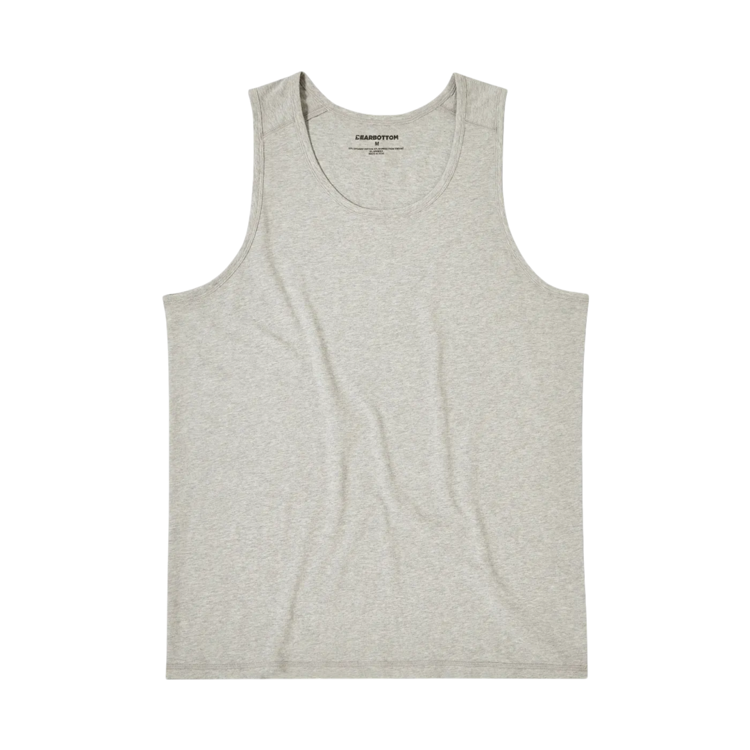 Bamboo Tank Grey front flat