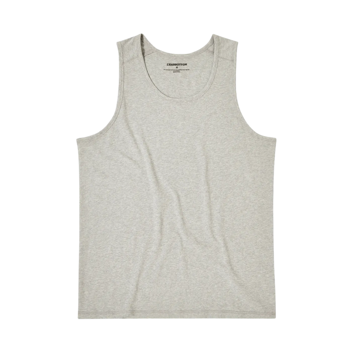 Bamboo Tank Grey front flat