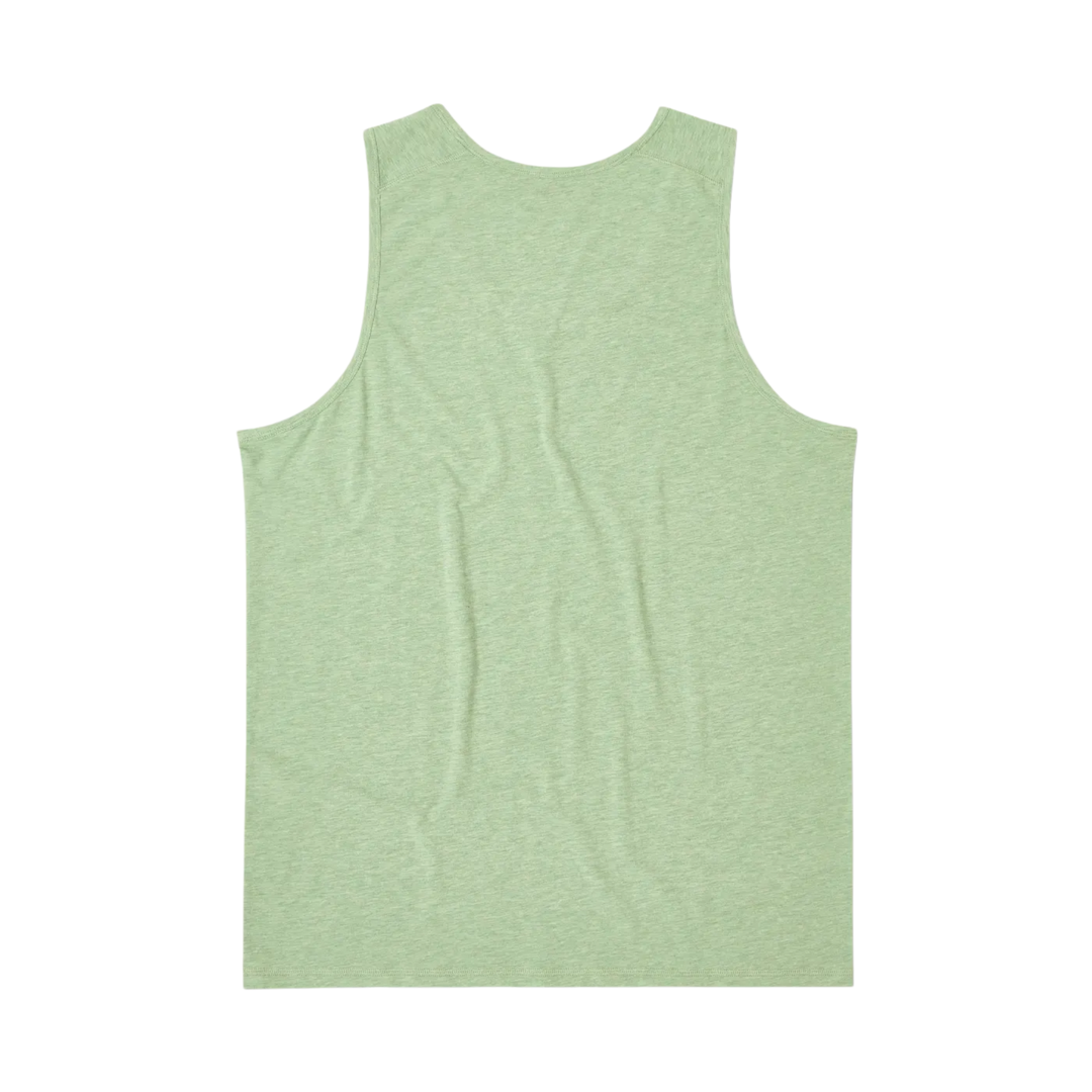 Bamboo Tank Pistachio Back flat