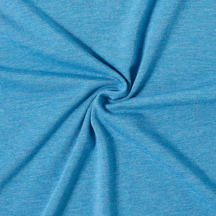 Bamboo Tee Bright Cobalt fabric detail