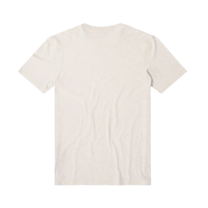 Bamboo Tee Ecru back flat