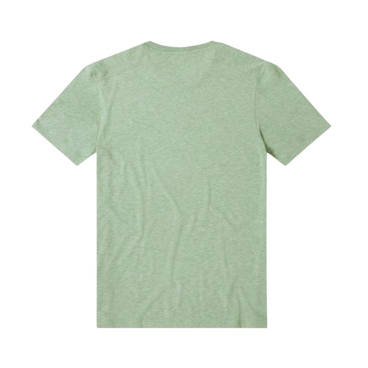 Bamboo Tee Pistachio back flat