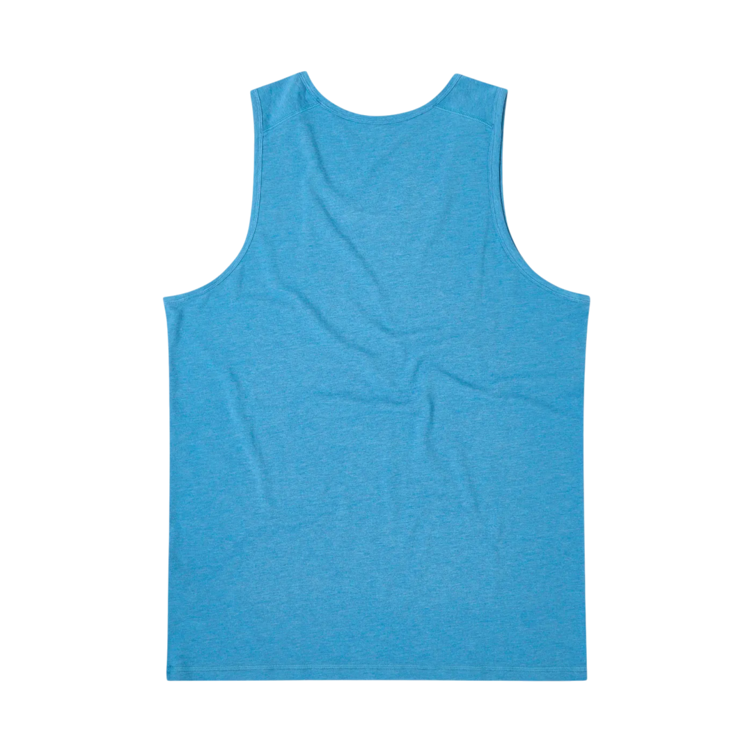 Bamboo Tank Bright Cobalt back flat