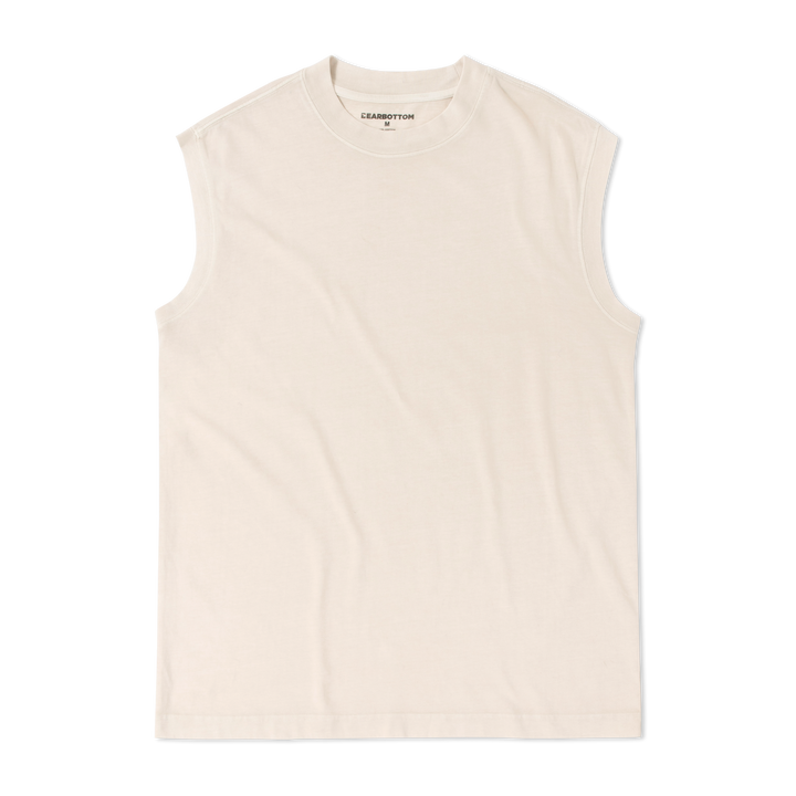 Boxy Tank Bone flat front