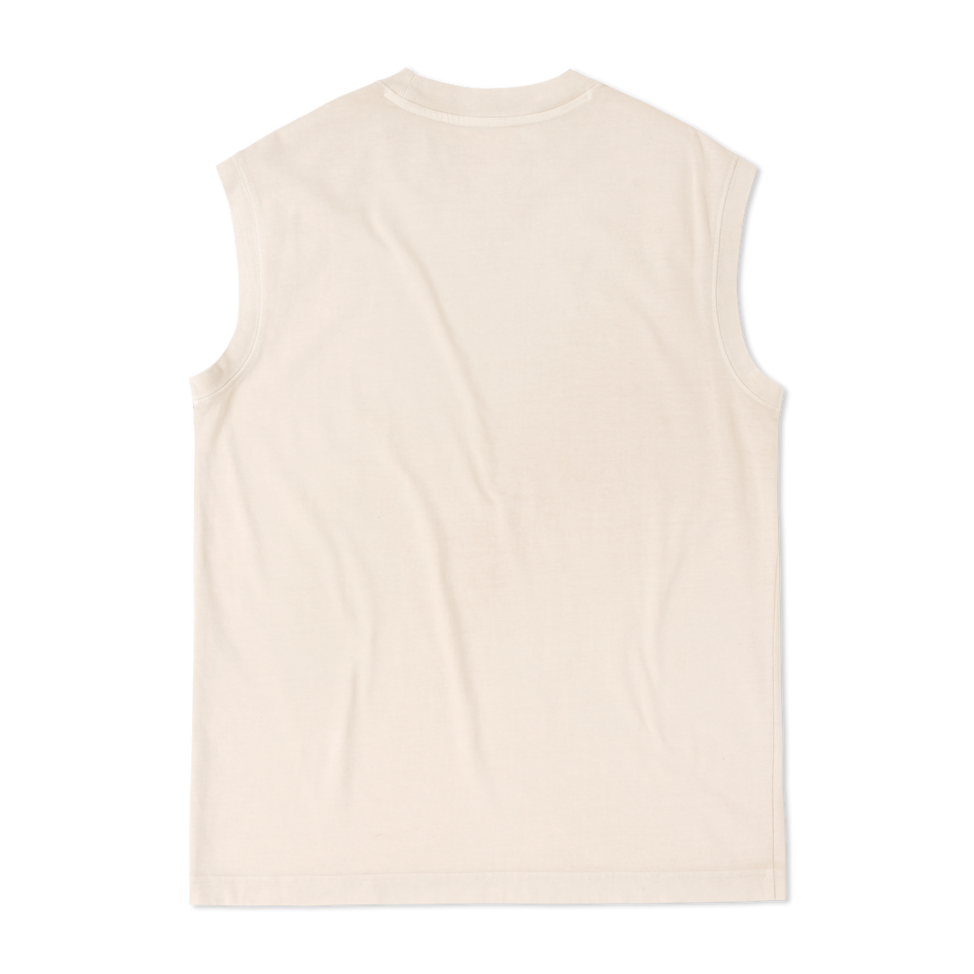Boxy Tank Bone back flat
