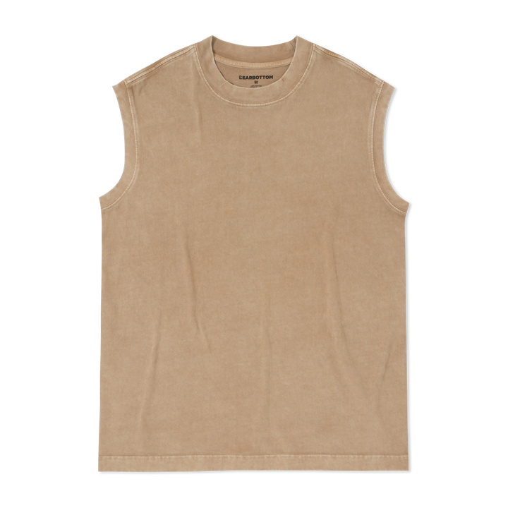 Boxy Tank Driftwood flat front