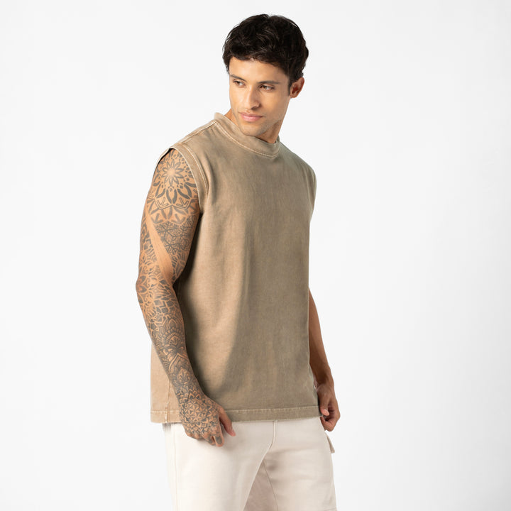 Boxy Tank Driftwood side on model