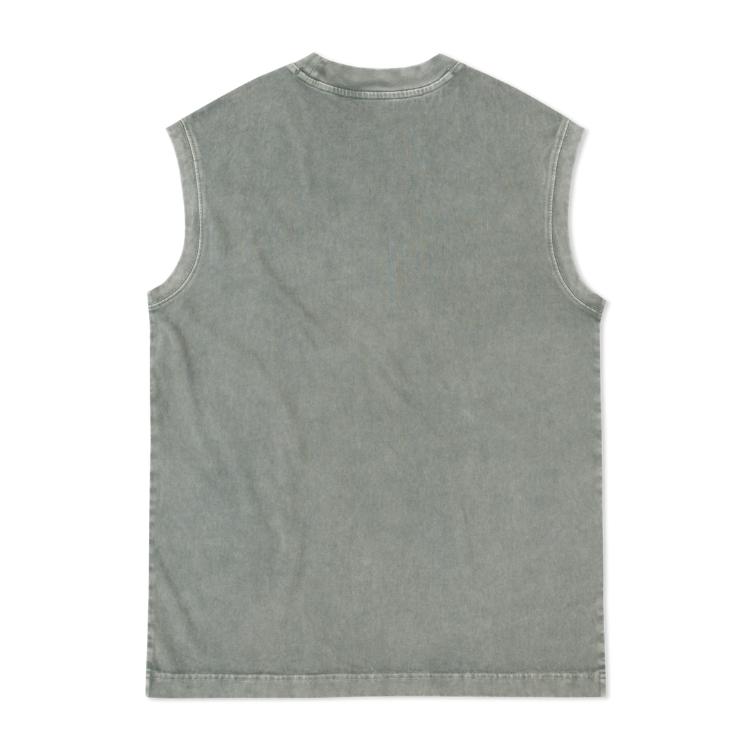 Boxy Tank Graphite back flat