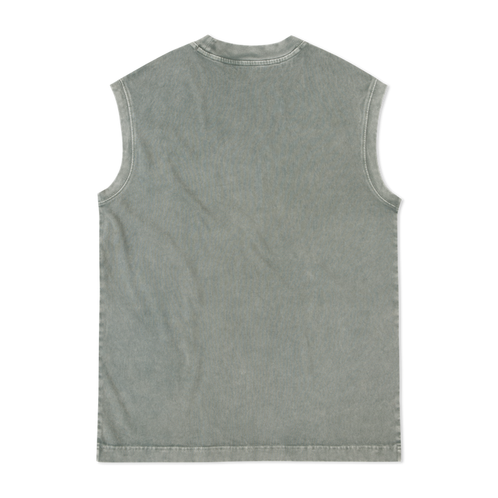 Boxy Tank Graphite back flat