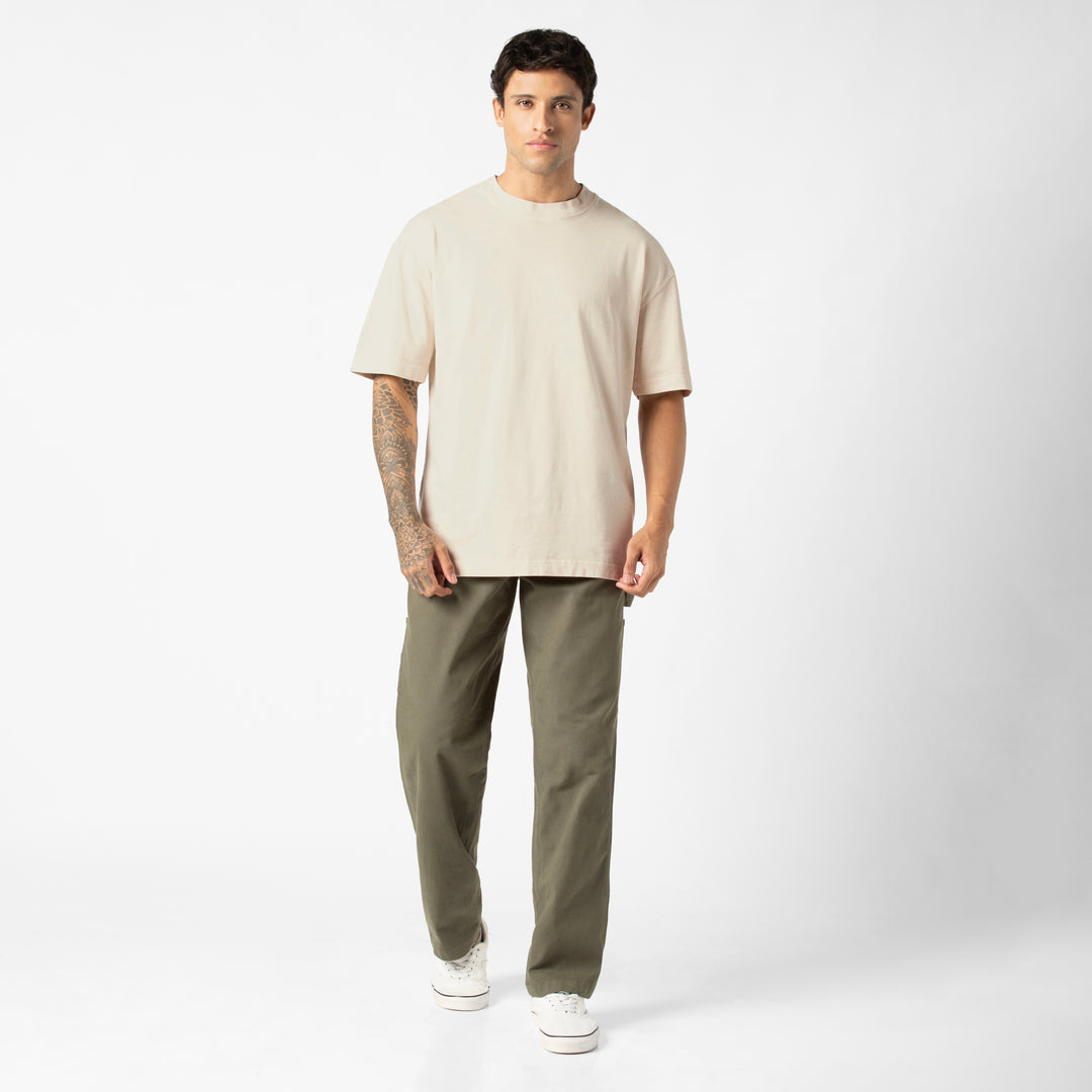 Boxy Tee Bone  full body on model