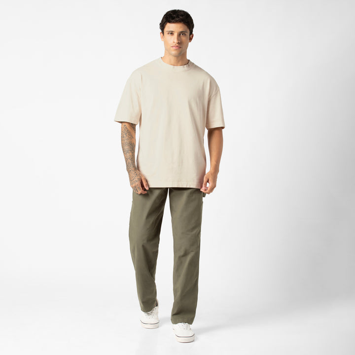 Boxy Tee Bone  full body on model