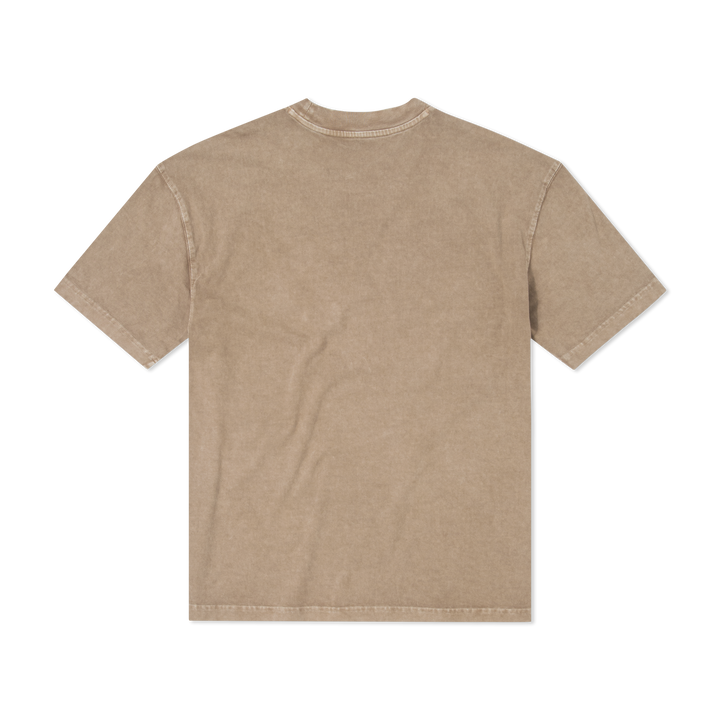 Boxy Tee Driftwood back flat
