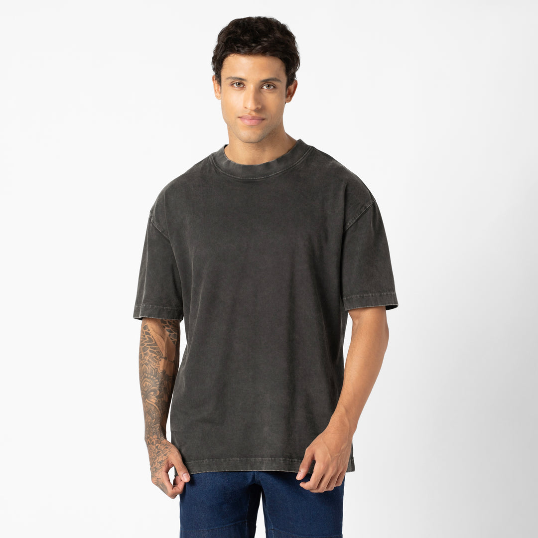 Boxy Tee Shadow front on model