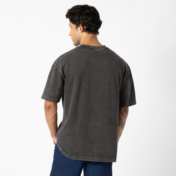 Boxy Tee Shadow back on model