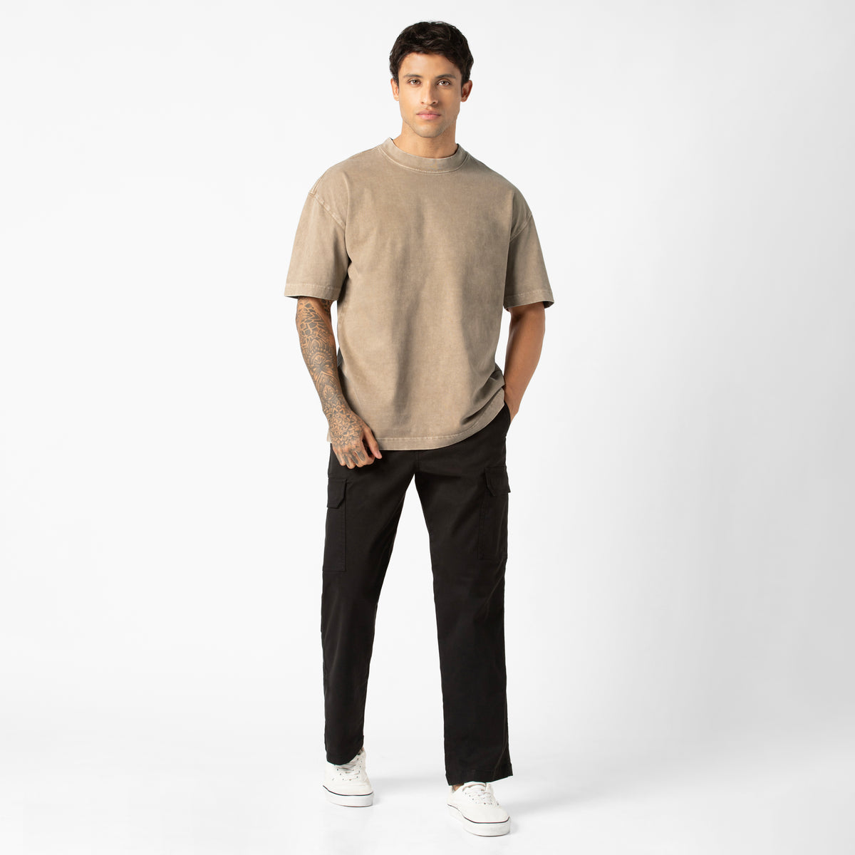 Boxy Tee — Driftwood / S — OUTFIT