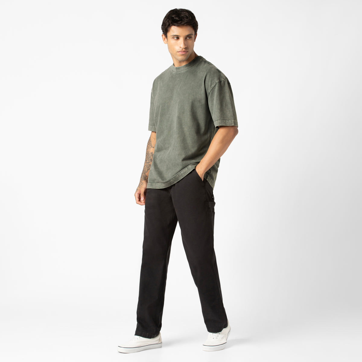 Boxy Tee — Graphite / S — OUTFIT