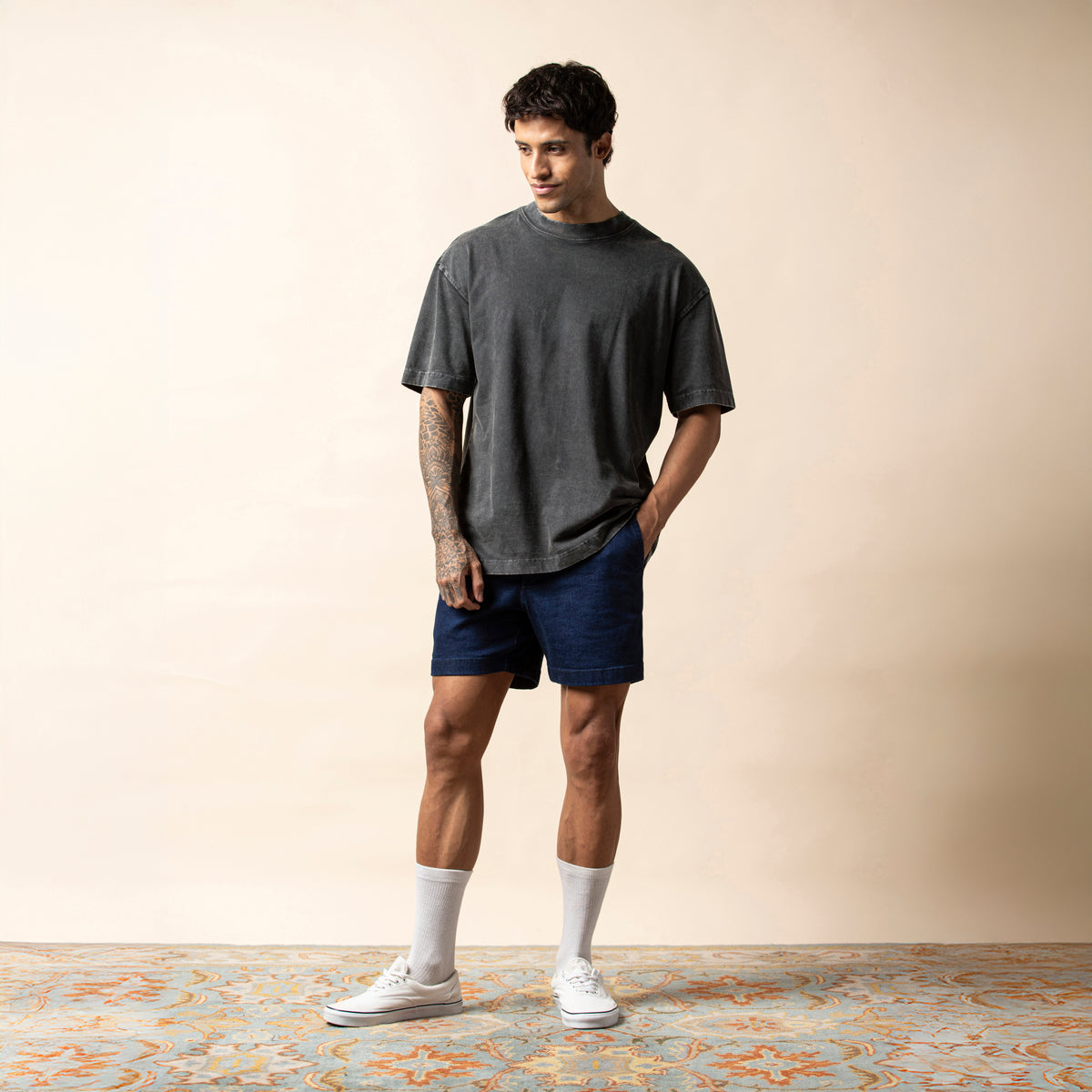 Boxy Tee — Shadow / S — OUTFIT