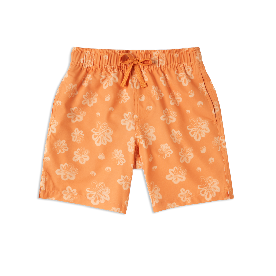 Boys Stretch Swim Bloom front with elastic waistband and drawstring