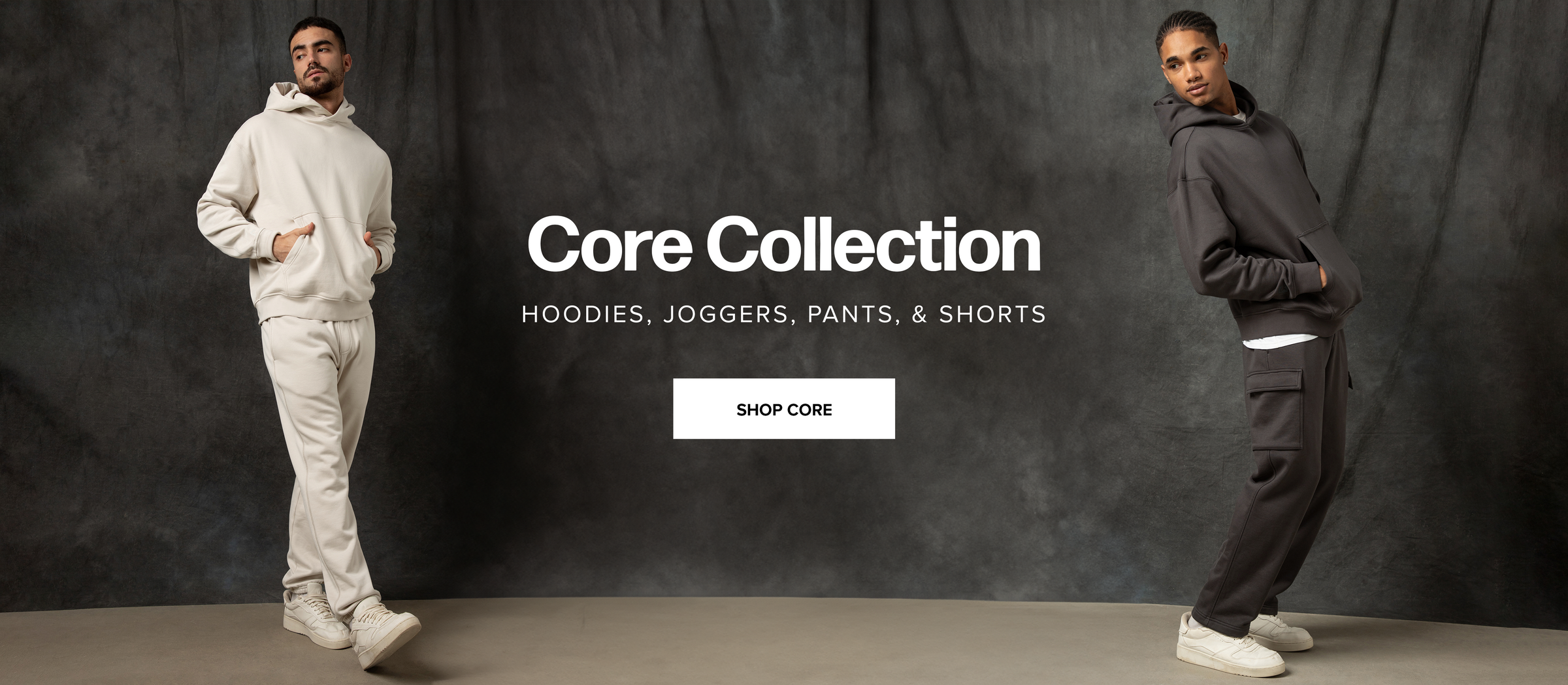 Core Collection - Core Hoodie Bone and Core Hoodie Shadow