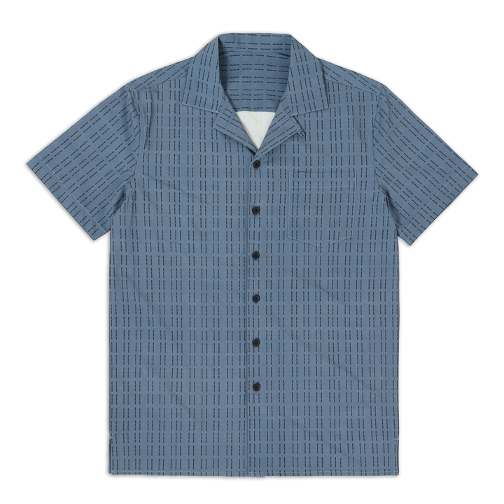 Cabana Camp Collar Shirt Dash Blue