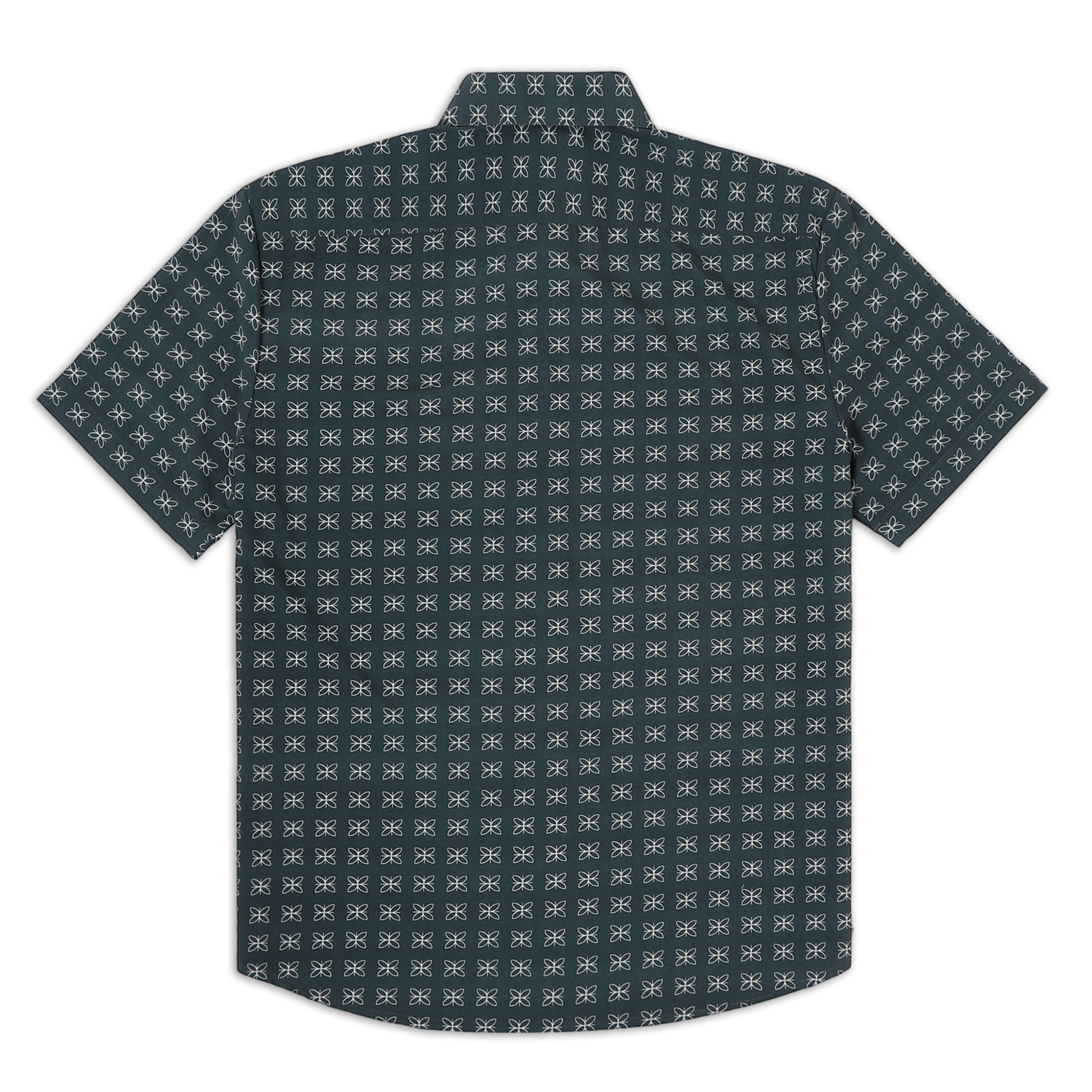 Cabana Shirt Mosaic back with short sleeves and collar