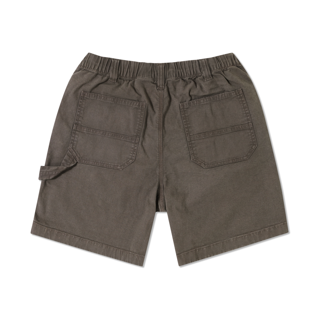 Canvas Short Coal back flat