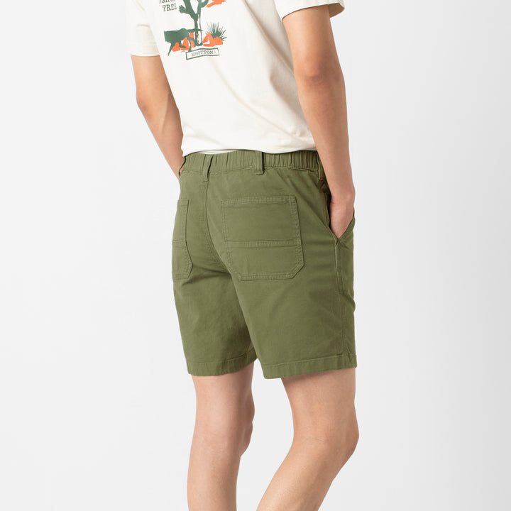 Canvas Short Fern back on model
