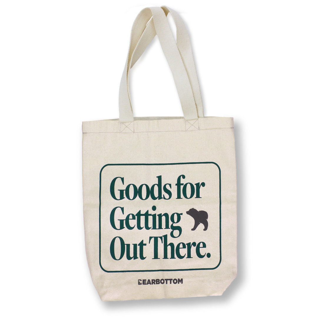 Bearbottom Canvas Tote - Goods for Getting Out There.