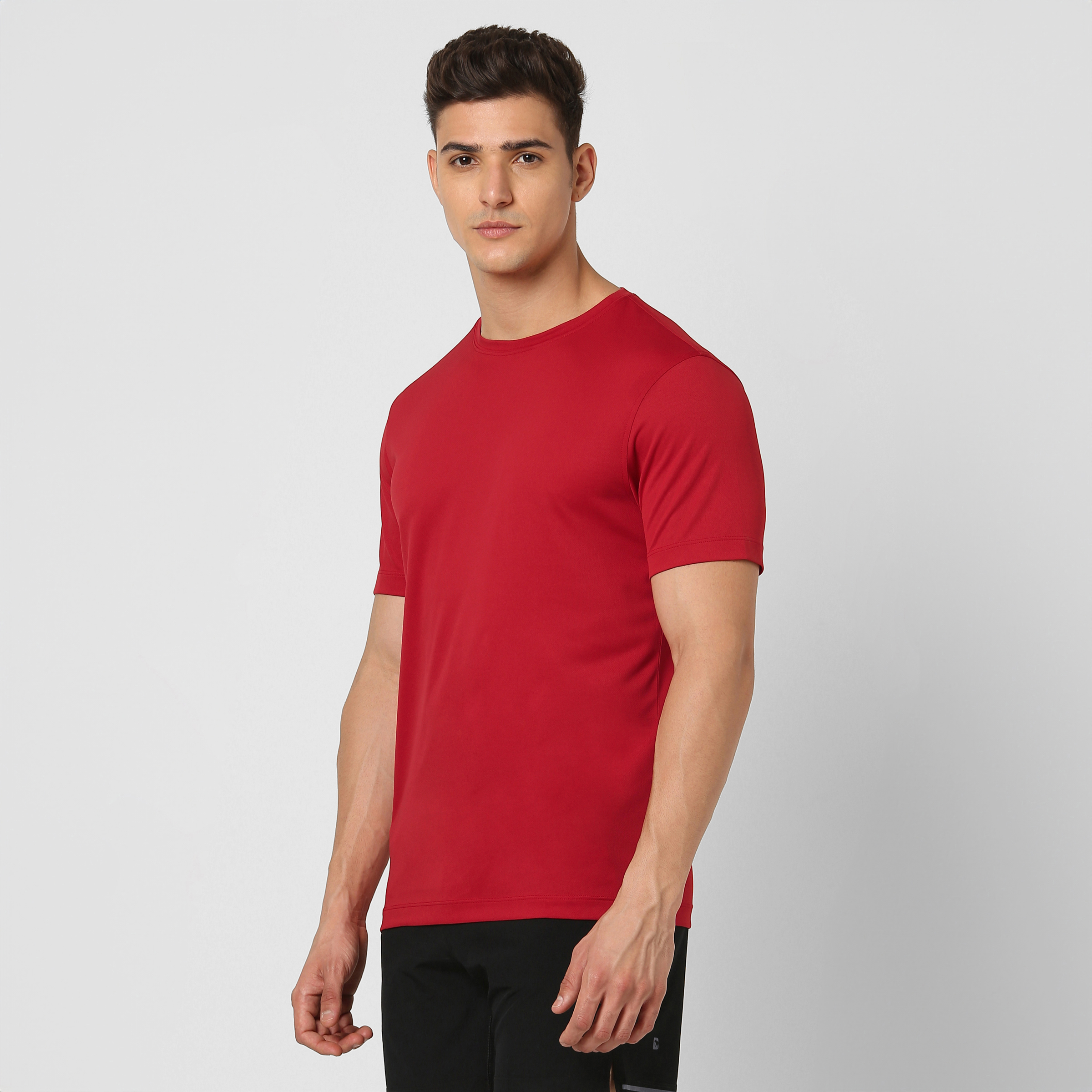 Circuit Tee Red side on model