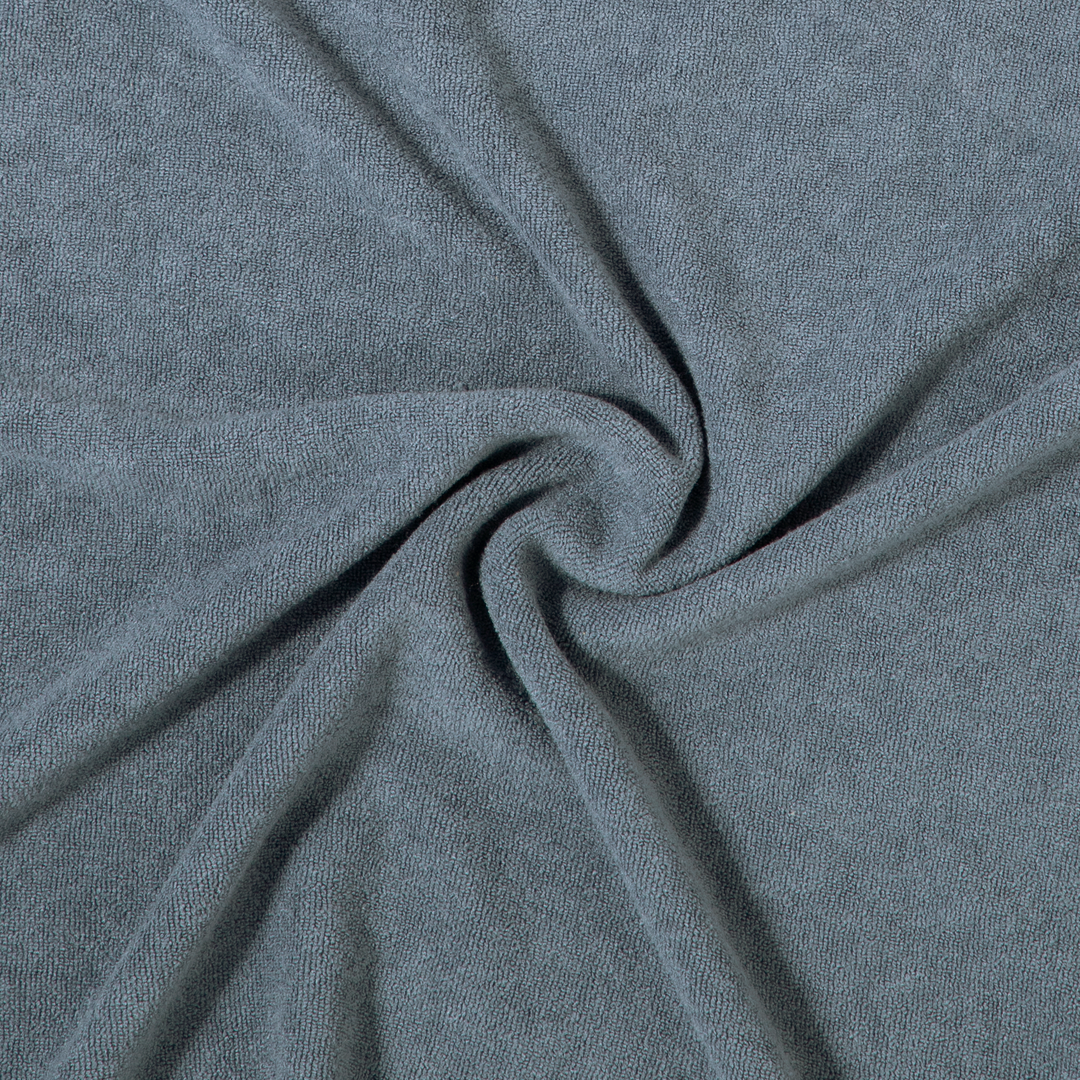 Coastal Terry Polo Denim fabric detail