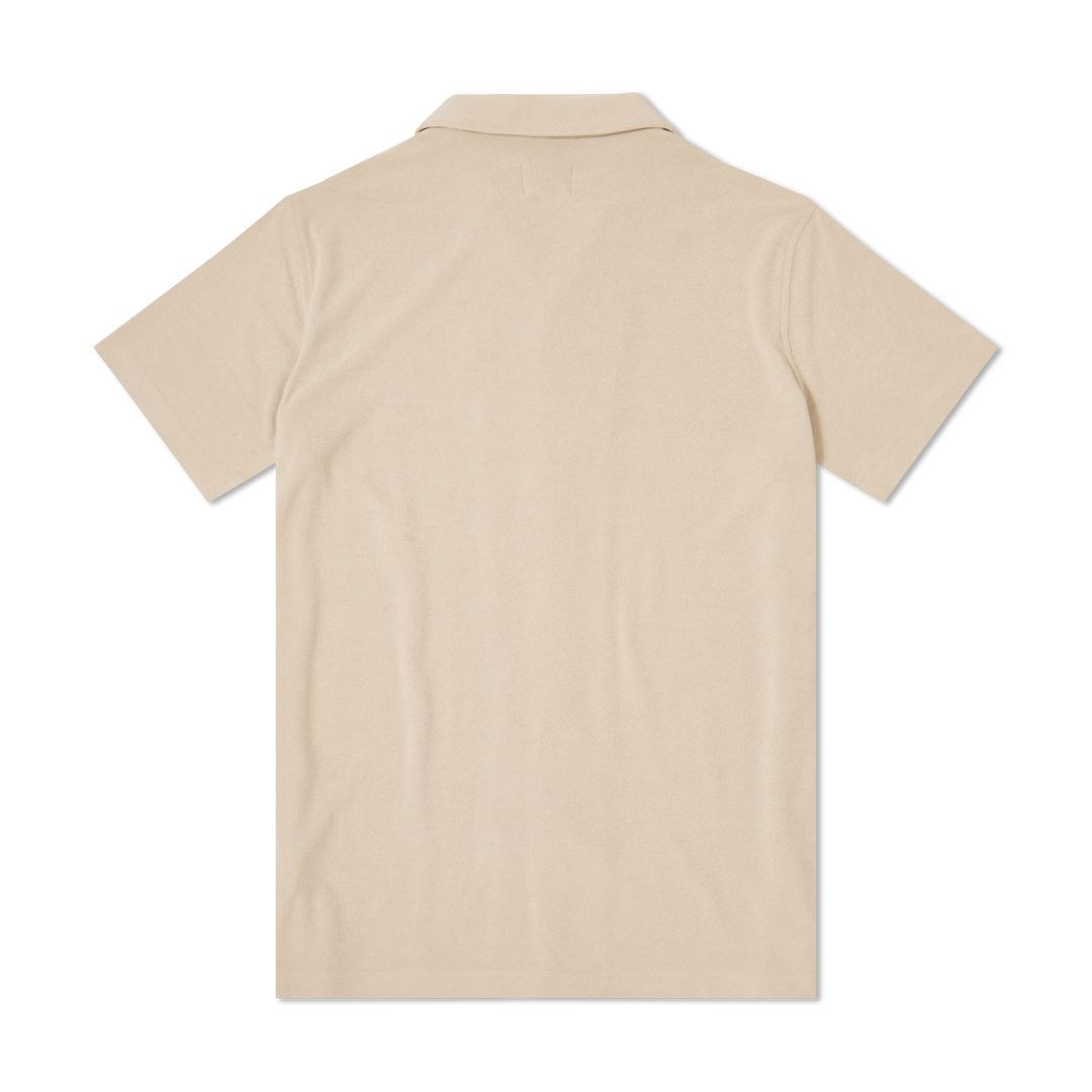 Coastal Terry Shirt Bone back flat